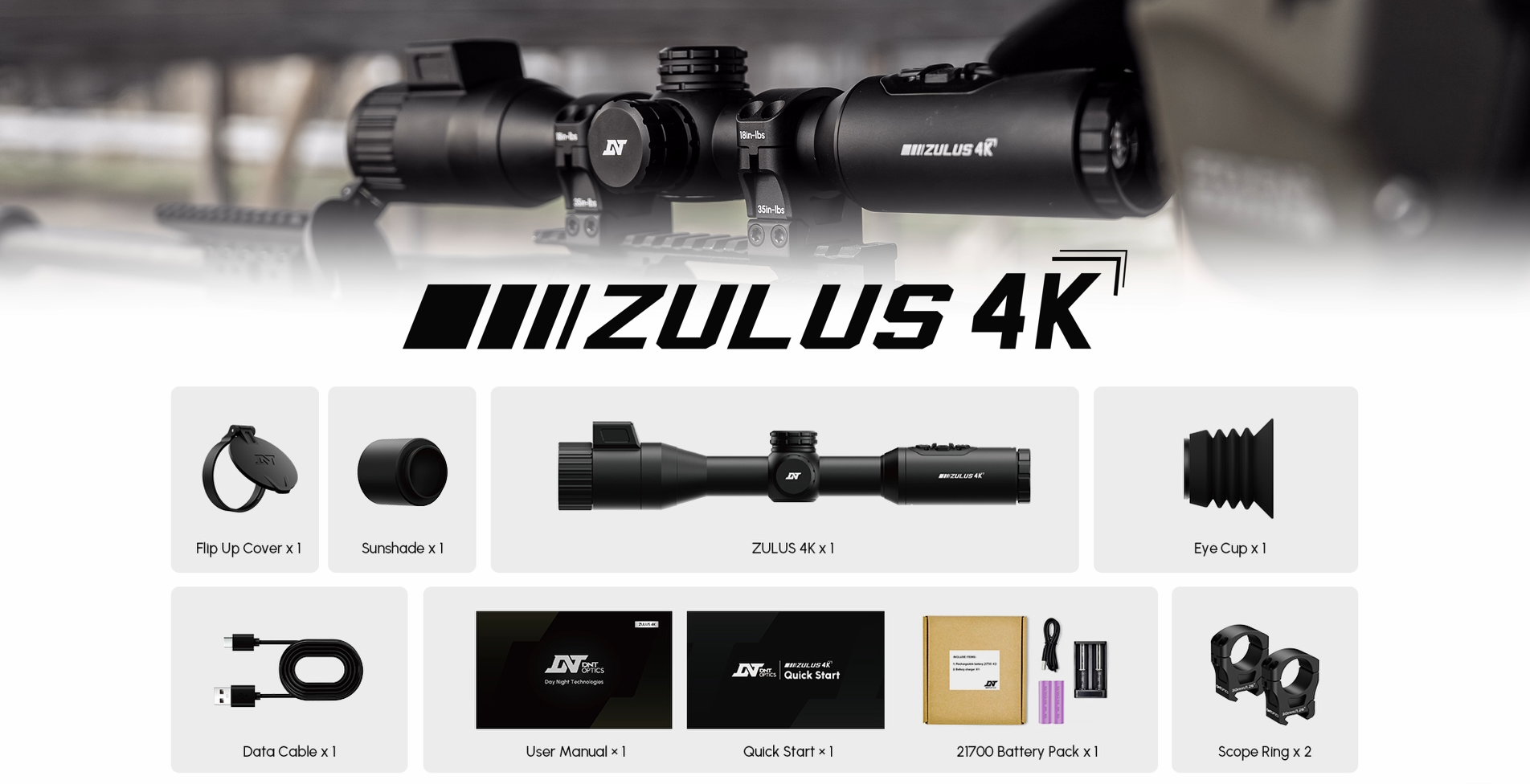 Amazon.com : DNT Optics Zulus 4K 3-24X Digital Day Night Vision